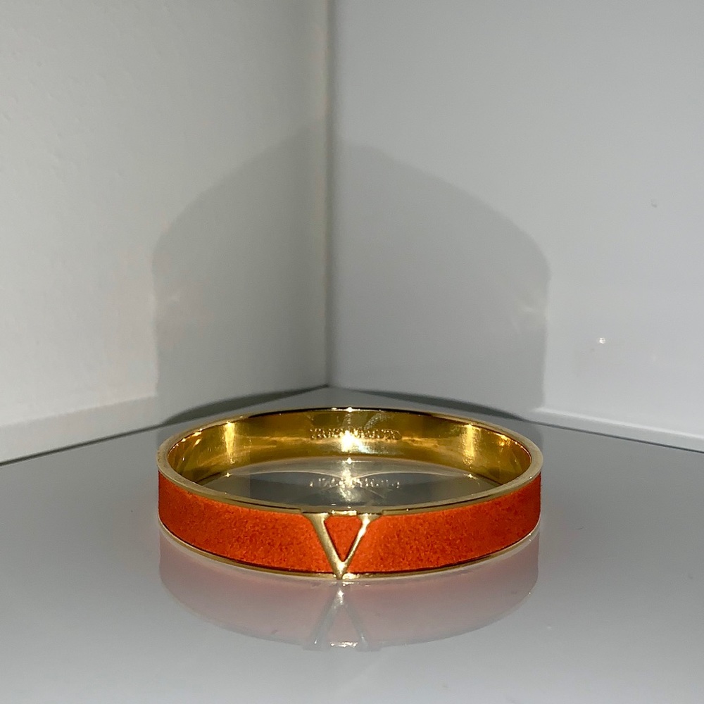Vince Camuto Orange Leather Bracelet